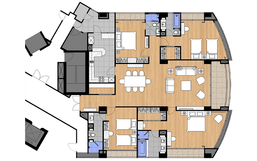Floorplan 4 bedroom